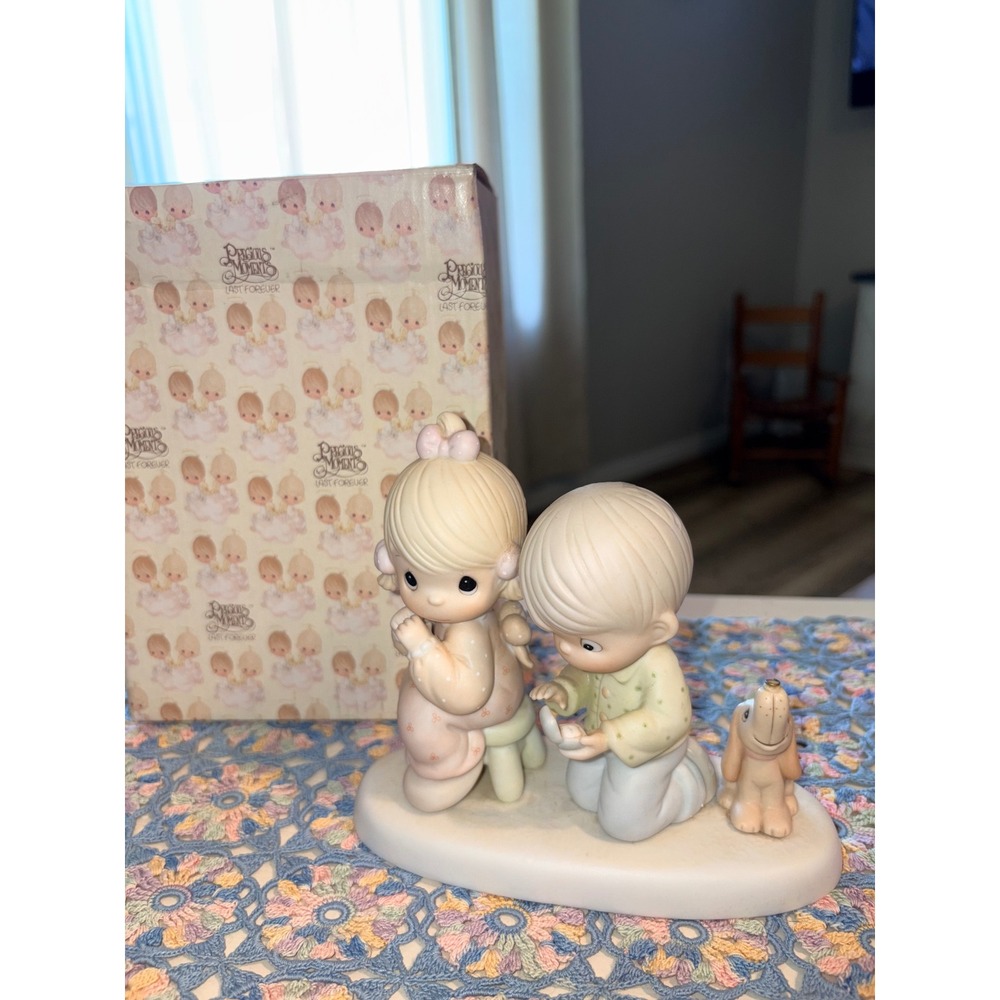 Precious Moments With This Ring I Thee Wed Figurine 104019 1987 Boxed Enesco